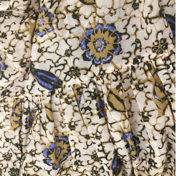 Ulla Johnson Trula Tie Shoulder Mini Dress Coverup In Citrus Size Medium - Picture 12 of 15